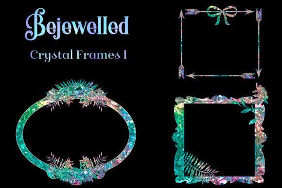 Bejewelled Crystal Frames I