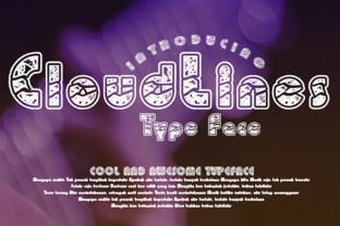 CloudLines: A Unique Typeface for Creative Expression