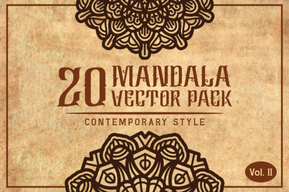 Contemporary Style Mandalas Vol. II: A Modern Approach to Decorative Design