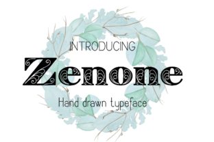 Discover Zenone: A Versatile Hand-Drawn Typeface for Modern Design