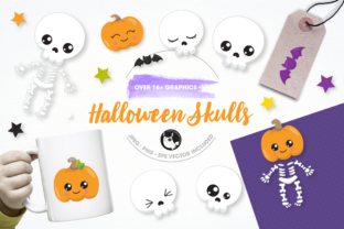 Halloween Unicorn Set Graphics and Illustrations: A Creative Resource for Design Enthusiasts
