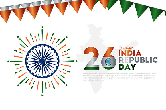 Indian Republic Day Decorative Banner