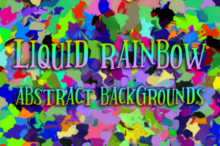 Liquid Rainbow Backgrounds: A Versatile Tool for Creative Design Projects