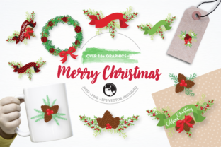 Merry Christmas Graphics and Illustrations: A Creative Resource for Holiday Design