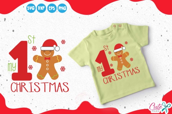 My 1st Christmas, Ginger Cookie SVG: A Versatile Design for Creative Projects