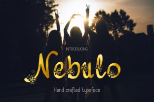 Nebulo: A Floral Typeface for Creative Expression