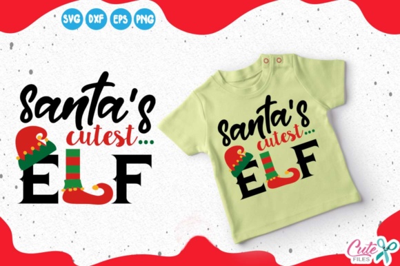 Santa's Cutest Elf: A Creative Asset for Holiday Designs and Merchandise