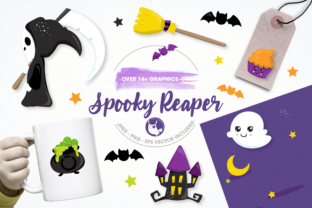 Spooky Reaper Graphics and Illustrations: A Creative Resource for Holiday Design