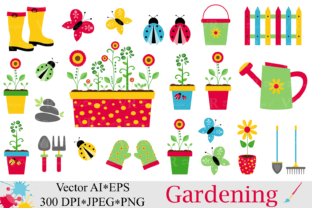 Spring Garden Clipart: A Creative Resource for Designers and Enthusiasts