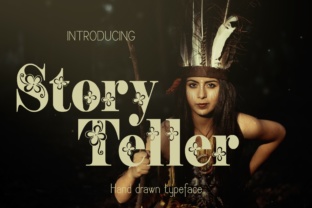 Storyteller: A Handcrafted Typeface for Creative Expression