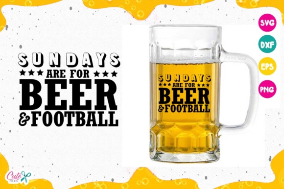 Sundays Are for Beer and Football: A Celebration of Tradition, Humor, and Design