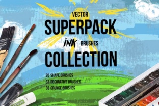 Superpack 91 Ink Brushes: A Game-Changer for Adobe Illustrator Users