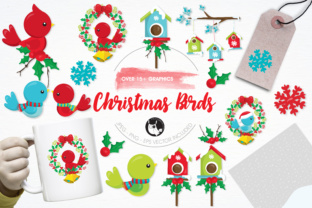 The Christmas Birds Design Set: A Creative Resource for Holiday Projects