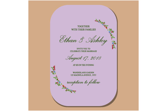 Vector Decorative Greeting Card