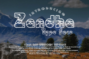 Zandha: A Unique Typeface for Creative Expression